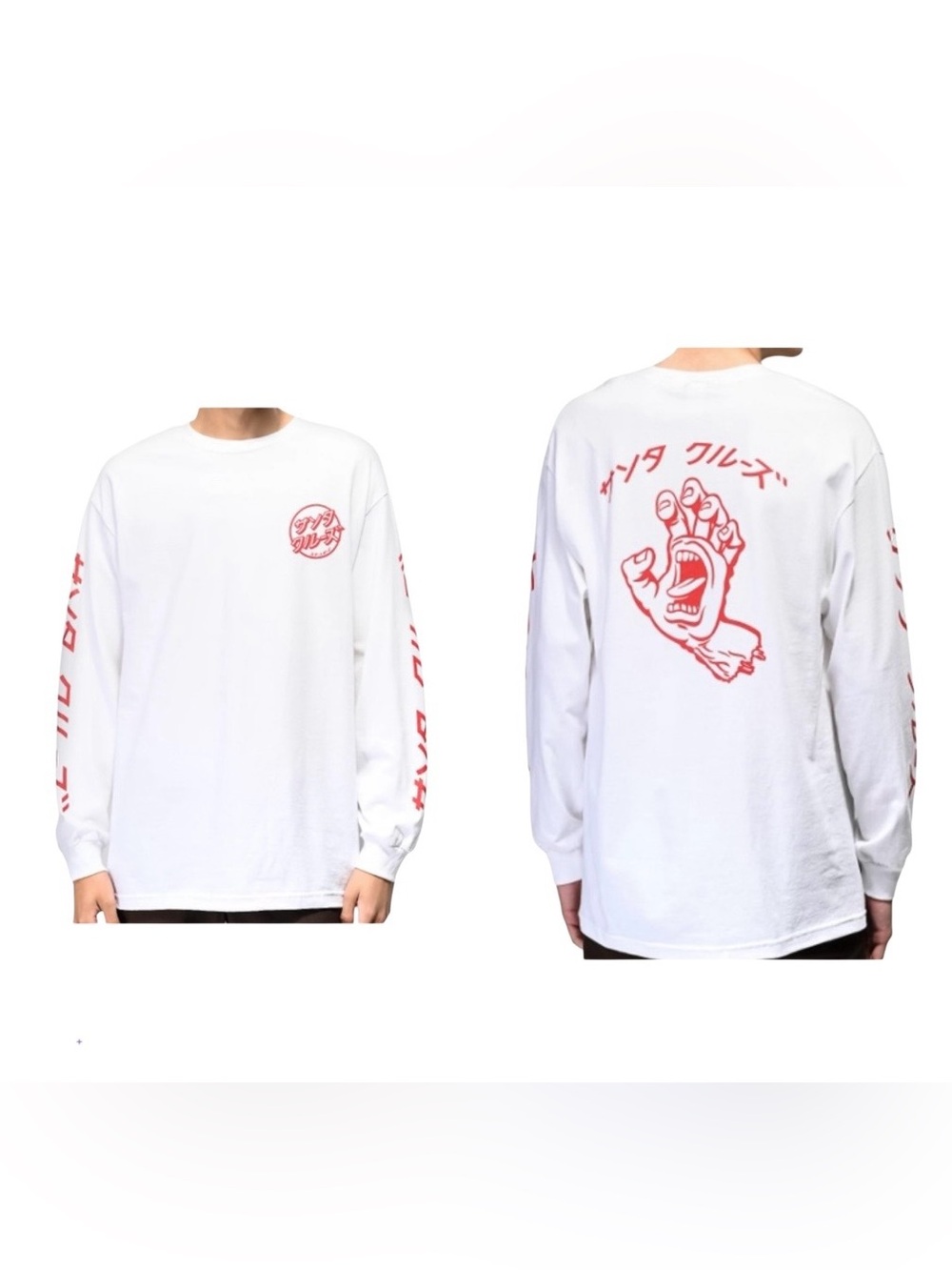 Santa Cruz Hando Skateboard Long Sleeve T Shirt